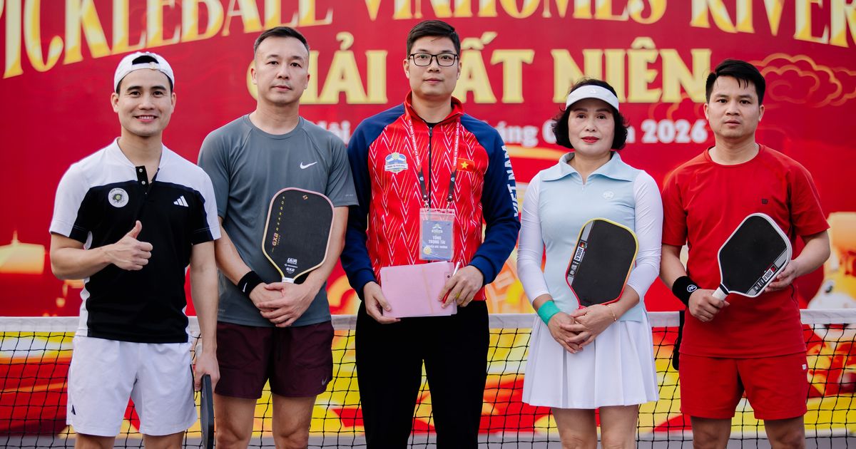 Giải đấu tất niên Pickleball Vinhomes Riverside: Sôi động tinh thần thể thao, gắn kết cộng đồng doanh nghiệp