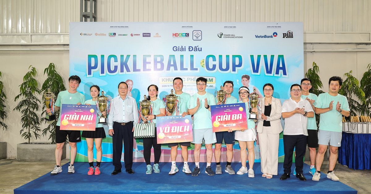 HD AMC đồng tổ chức Giải Pickleball Cup VVA khu vực phía Nam 2026