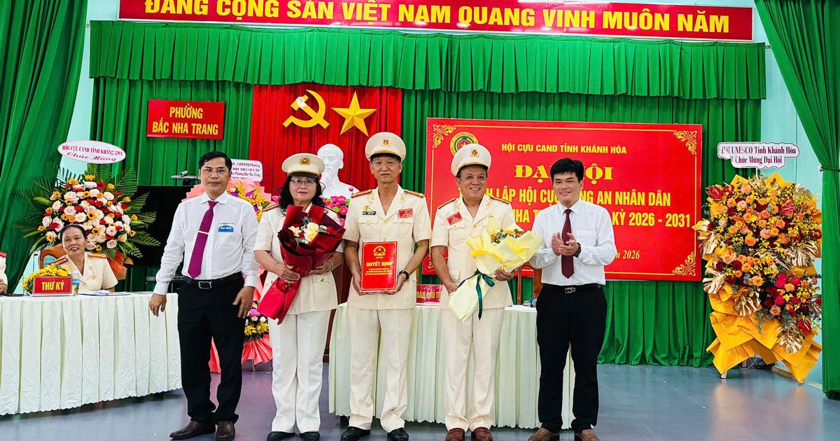 Khánh Hòa: Thành lập Hội Cựu CAND phường Bắc Nha Trang nhiệm kỳ 2026 – 2031