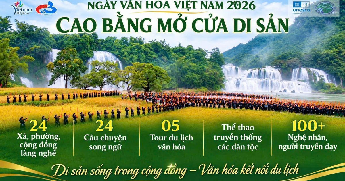 Cao Bằng “Mở cửa di sản” hưởng ứng Ngày Văn hóa Việt Nam 2026