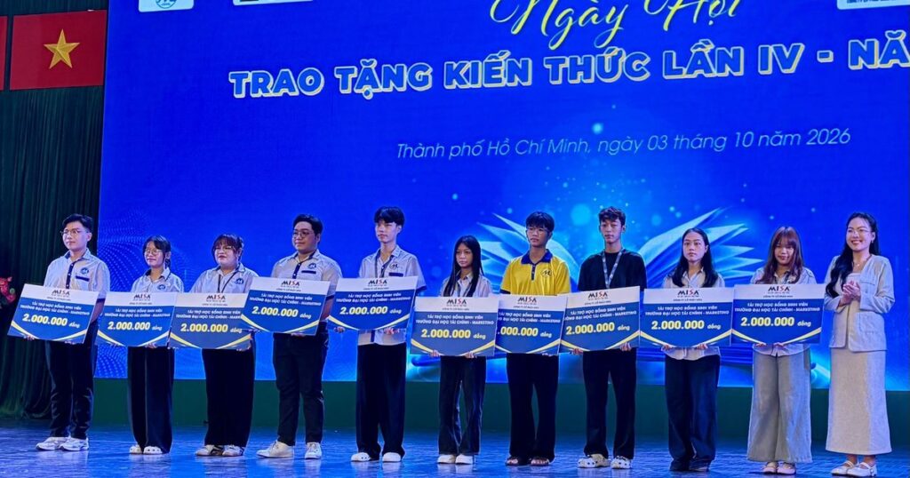 Hơn 2.000 sinh viên UFM tham dự Ngày hội “Trao tặng kiến thức” năm 2026
