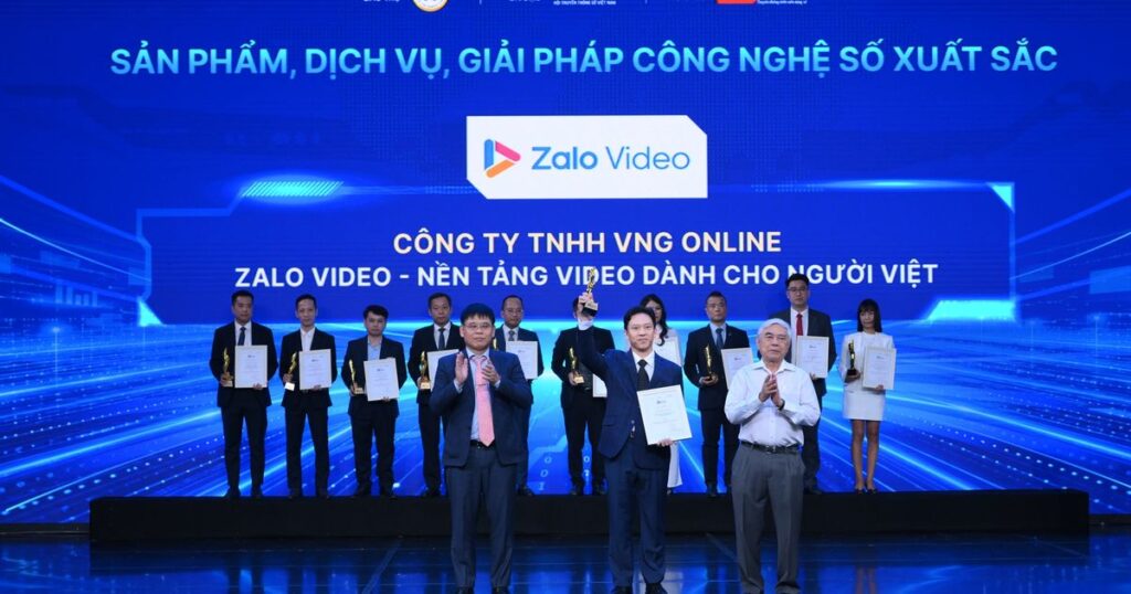 Zalo Video được vinh danh “Sản phẩm, dịch vụ, giải pháp công nghệ số xuất sắc”